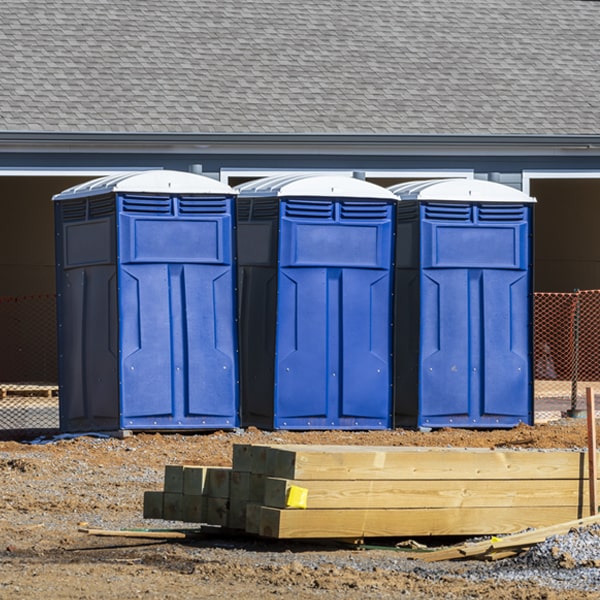 is there a specific order in which to place multiple portable toilets in Alturas Florida